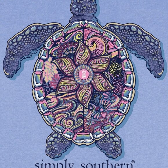 Simply Southern Mandala Turtle Tracking Top - Picture 1 of 4